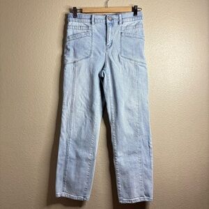 Sincerely Jules Light Wash Utility Straight Leg Women’s Jeans size 3/26 stretch